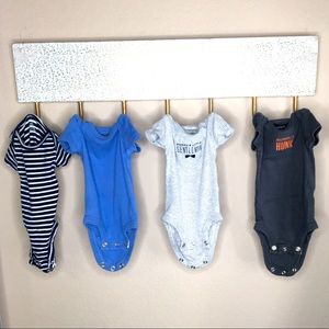 4 NB onesies